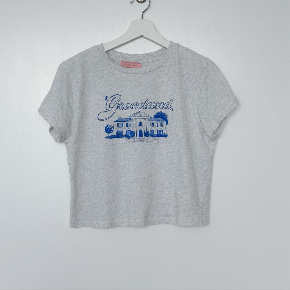 Gray Graceland Tee Elvis Presley Limited Edition